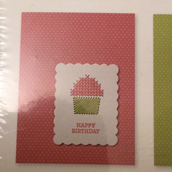 Stampin Up! Cross stitch card set - Picture 4 of 6